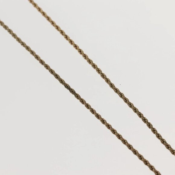 Christian Dior Necklace Metal Gold Tone Auth 142058 - Picture 5 of 16